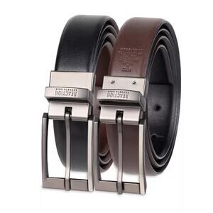 Kenneth Cole Reaction Men's 2-In-1 Reversible Stretch Dress Belt in Coffee/Black